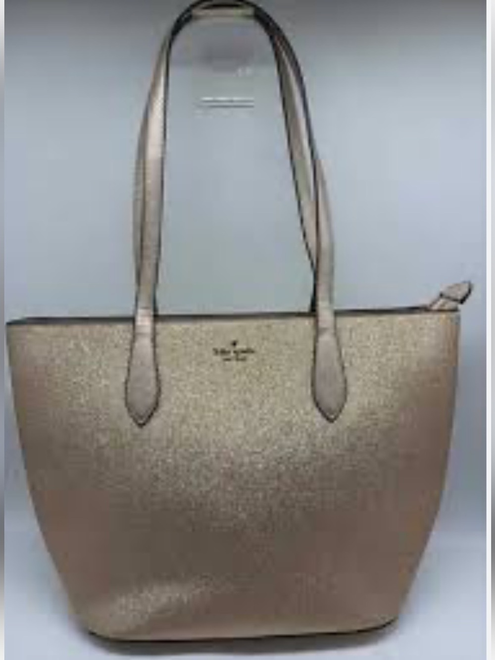 kate spade New York Glitter Gold Large Tote Bag